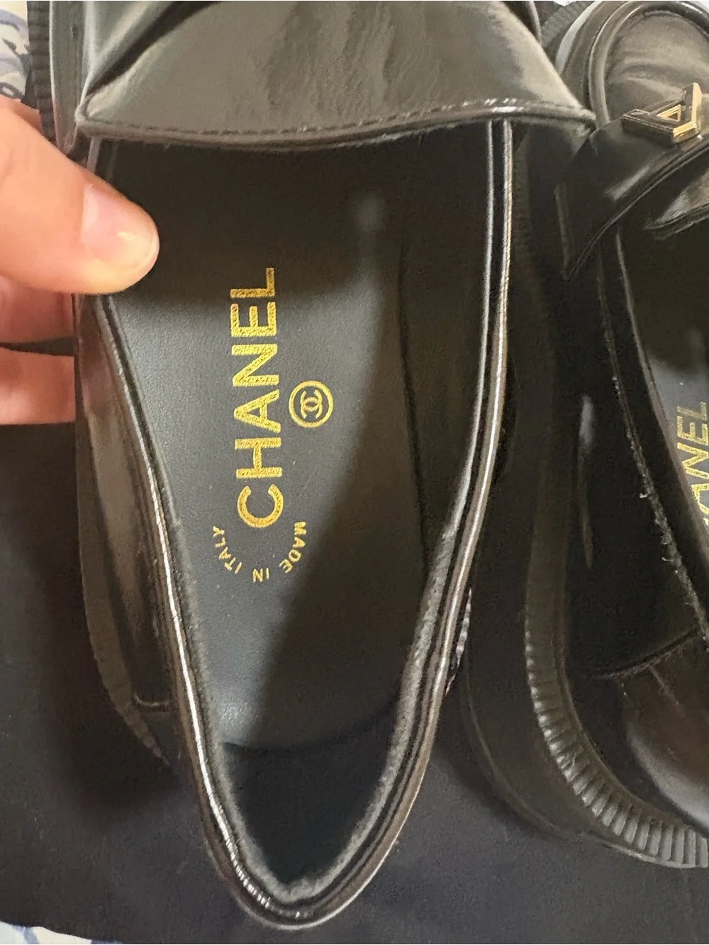 CHANEL sleek black